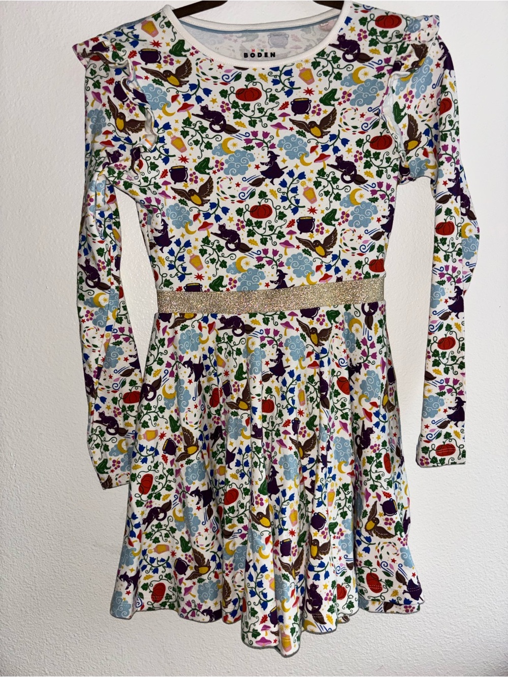 Boden Girls Mabel Twirly Ballerina Dress Halloween themed. 11-12 years
